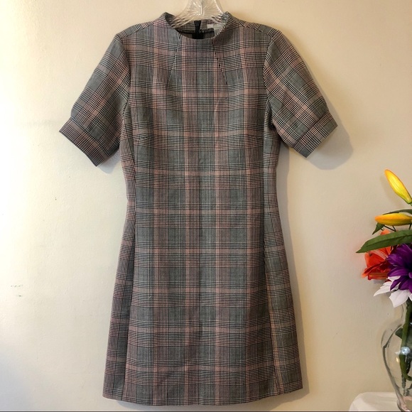 H&M Dresses & Skirts - H&M Glen Check Plaid A Line Dress NWT